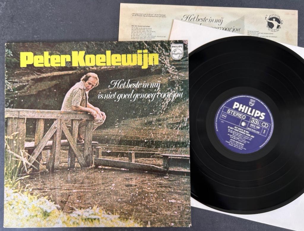 PETER KOELEWIJN - Het beste in mij is niet goed genoeg ( LP), CD & DVD, Vinyles | Néerlandophone, Rock, 12 pouces, Envoi