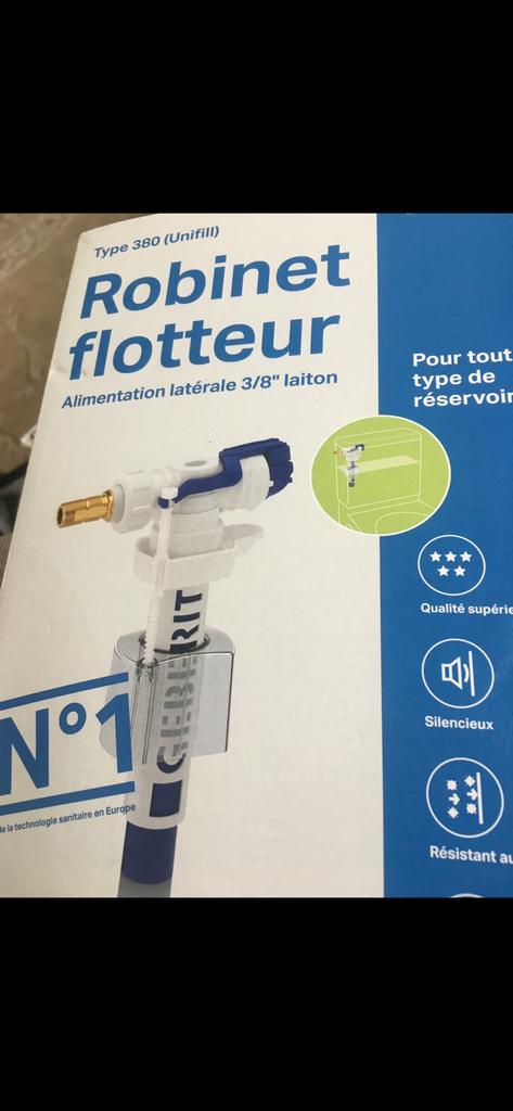 Robinet flotteur geberit, Enlèvement, Neuf, Robinet