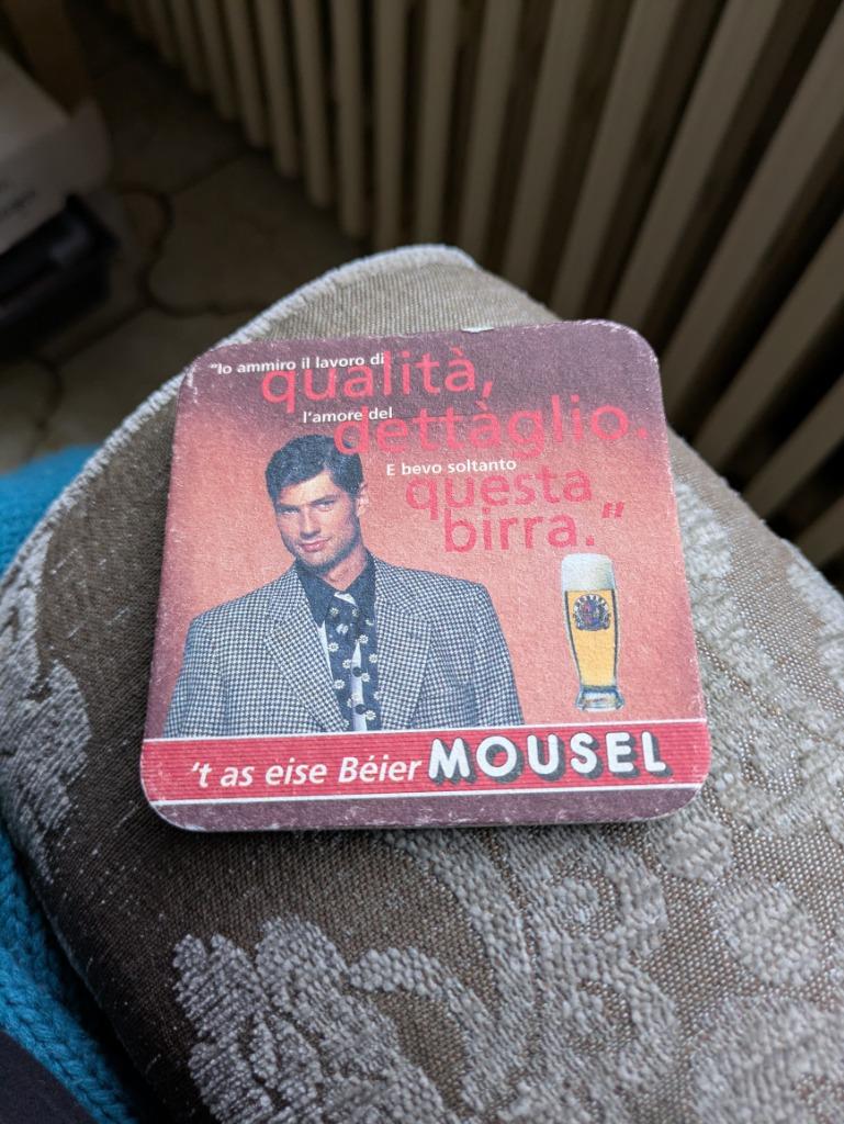 Mousel, Enlèvement ou Envoi, Utilisé, Sous-bock