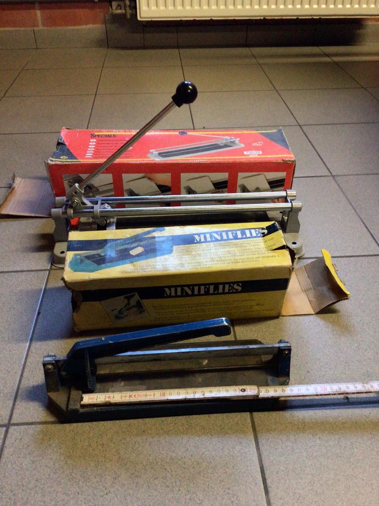 Tegelsnijmachine, Doe-het-zelf en Bouw, Ophalen, Zo goed als nieuw