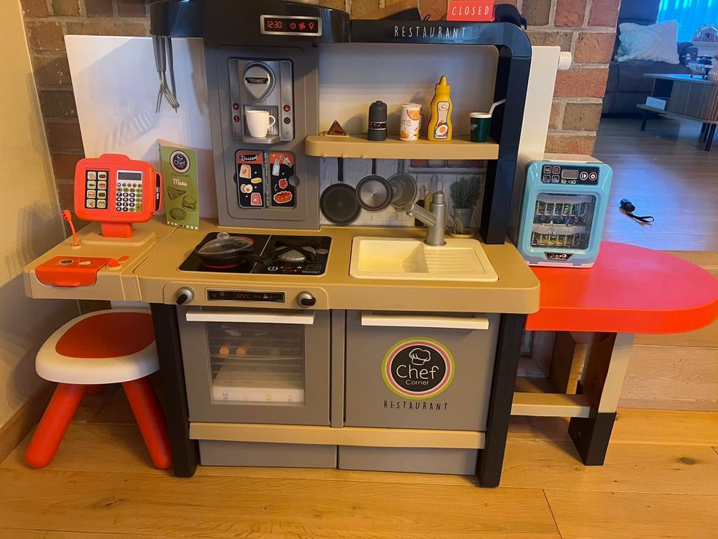 Speelkeukentje smoby tefal evo, Ophalen, Zo goed als nieuw