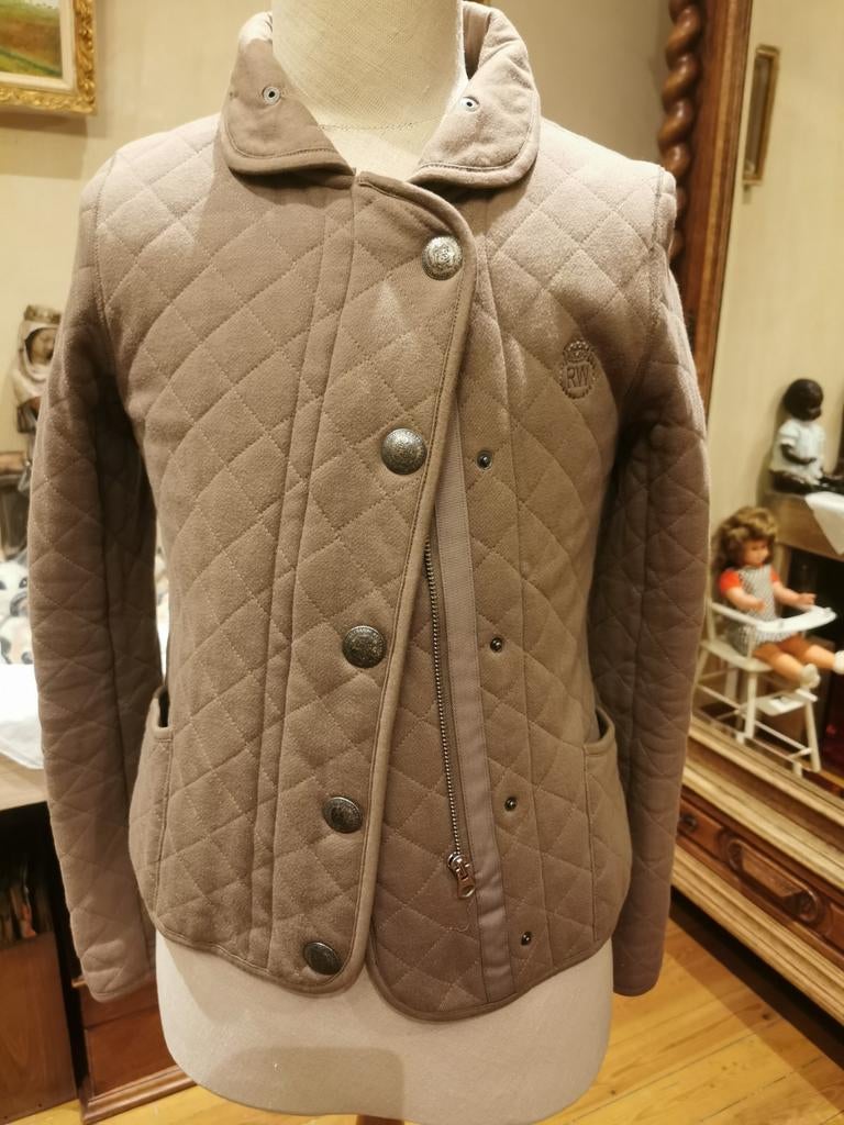 Warm gevoerd jasje van River Woods, Ophalen of Verzenden, Zo goed als nieuw, Maat 38/40 (M), Beige