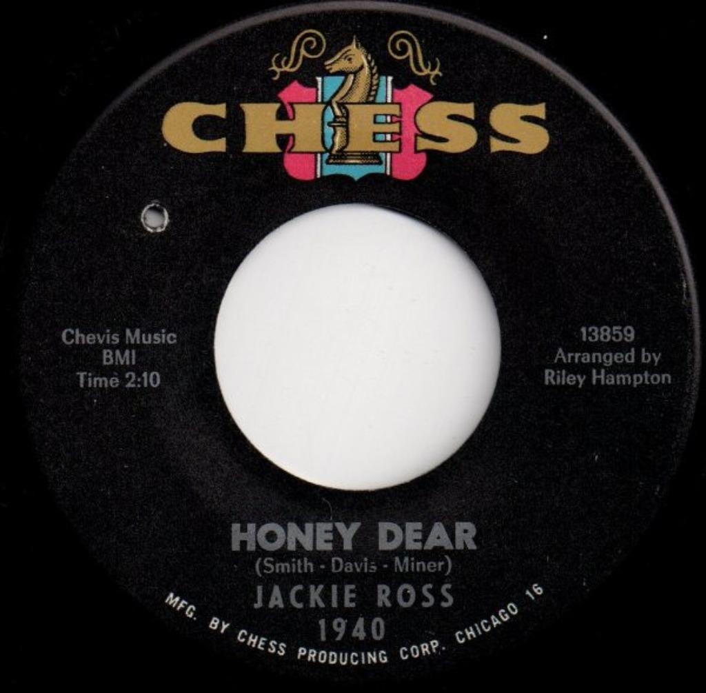 Jackie Ross ‎– Honey Dear '7 "Popcorn", CD & DVD, Vinyles Singles, Comme neuf, R&B et Soul, Enlèvement ou Envoi