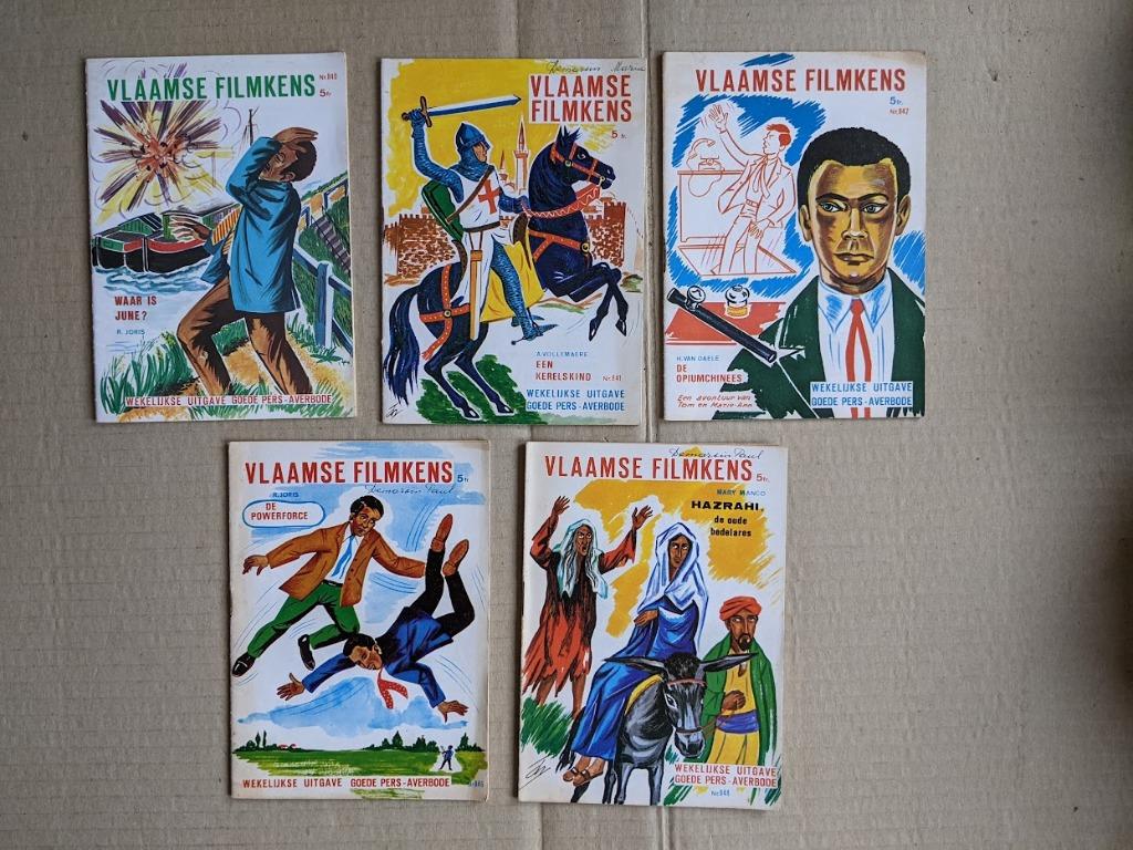 5 Vlaamse Filmpjes uit jaren ’60, Ophalen of Verzenden, Gelezen
