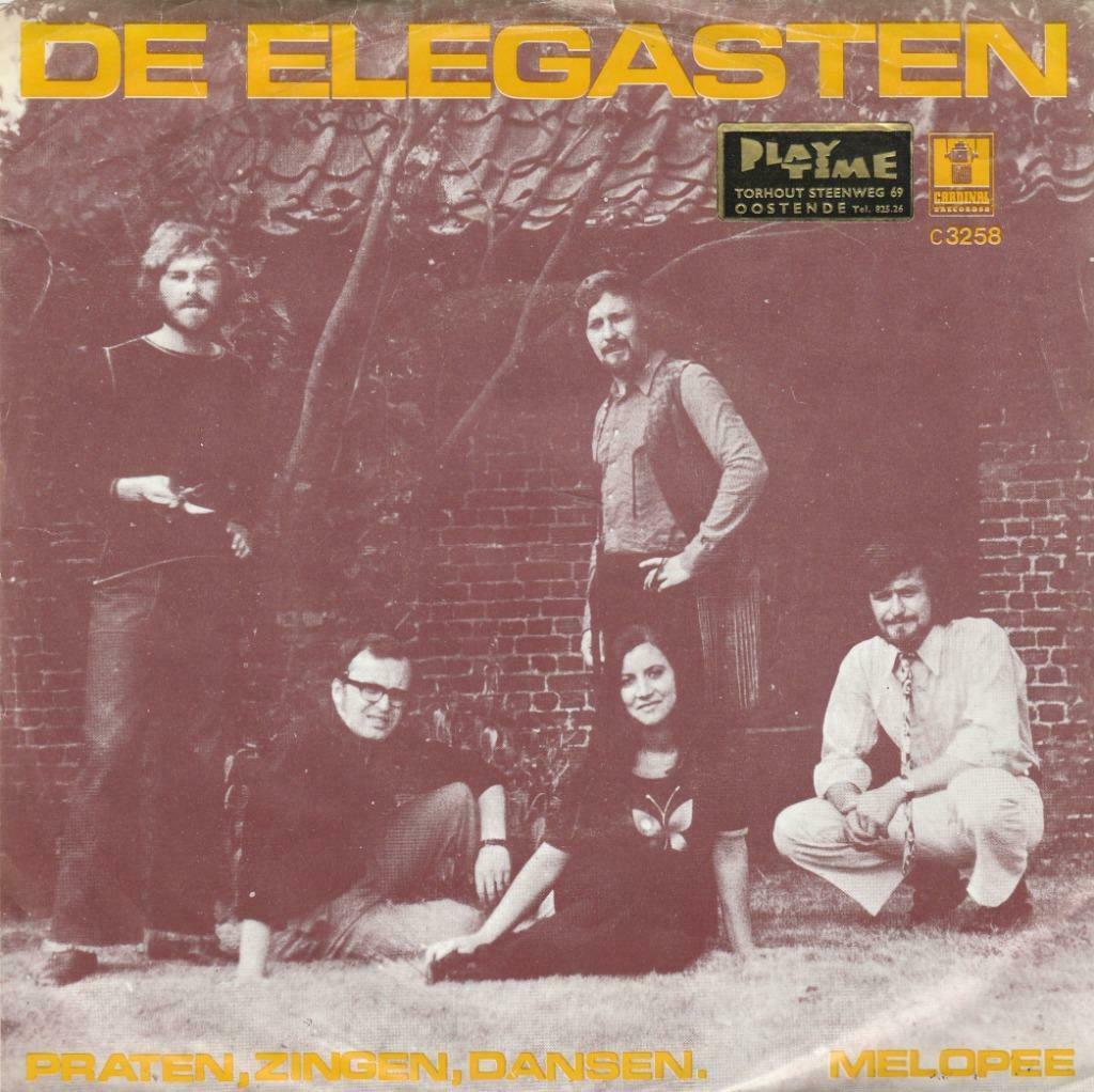 45T: De Elegasten: Praten, zingen, dansen: Cardinal, Ophalen of Verzenden, Overige formaten