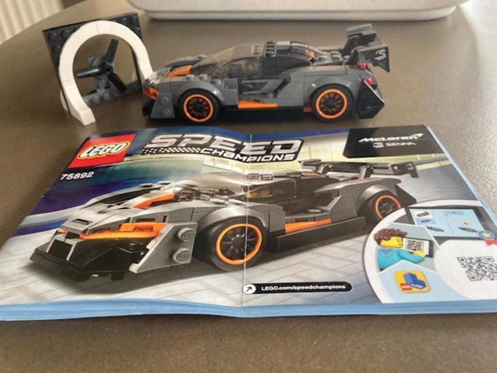 LEGO 75892 SPEED CHAMPIONS MCLAREN SENNA, Ophalen, Zo goed als nieuw, Bouwen