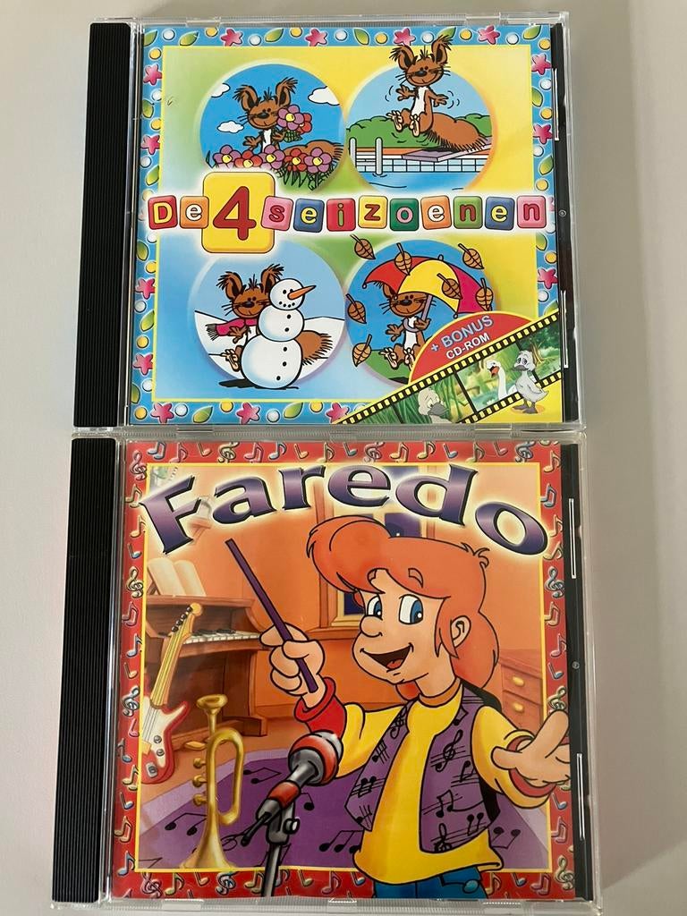Lot 2 x CD Liedjes + CD-Rom Het lelijke eendje ., Ophalen of Verzenden