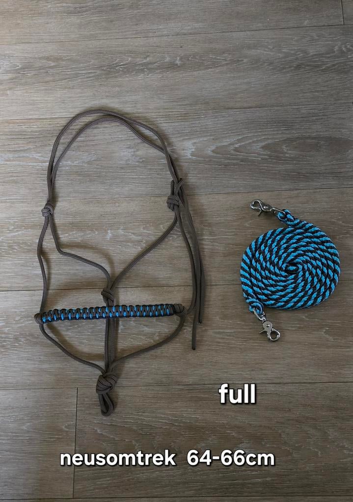 2 delige set touwhalster met bijpassende teugels, Enlèvement, Neuf