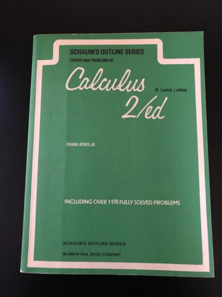Schaum's outline series Wiskunde, Boeken, Ophalen, Zo goed als nieuw, Hoger Onderwijs