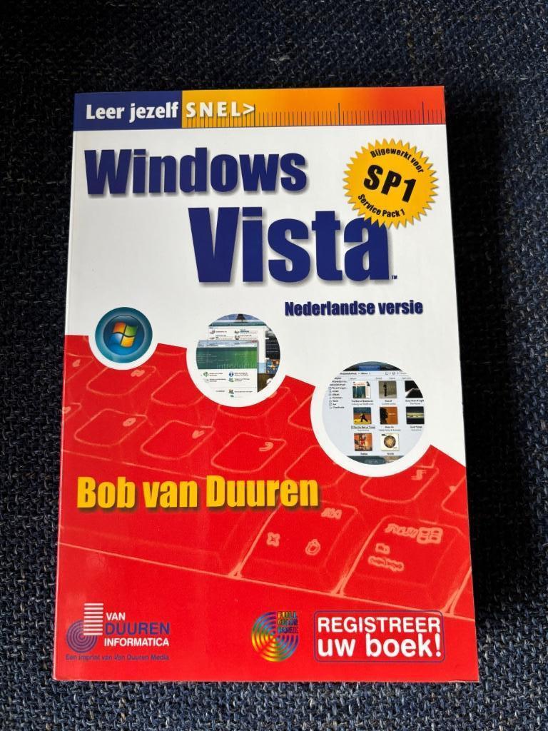 Leer jezelf snel Windows Vista ( van Duuren informatica ), Livres, Informatique & Ordinateur, Comme neuf, Système d'exploitation