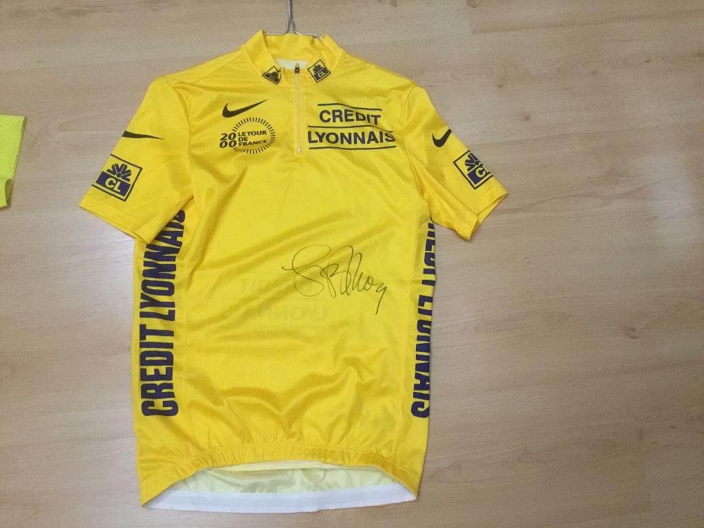 Wielershirt Lance Armstrong, Enlèvement ou Envoi, Comme neuf, Vêtements