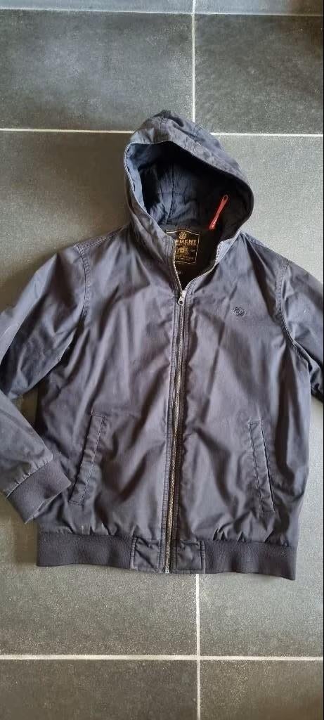 Zwarte winterjas - jas Element maat 164 - XL kinderen, Garçon, Enlèvement ou Envoi, Utilisé, Element