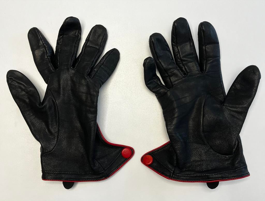 Motohandschoen dames, leder, maat medium, Enlèvement ou Envoi, Femmes