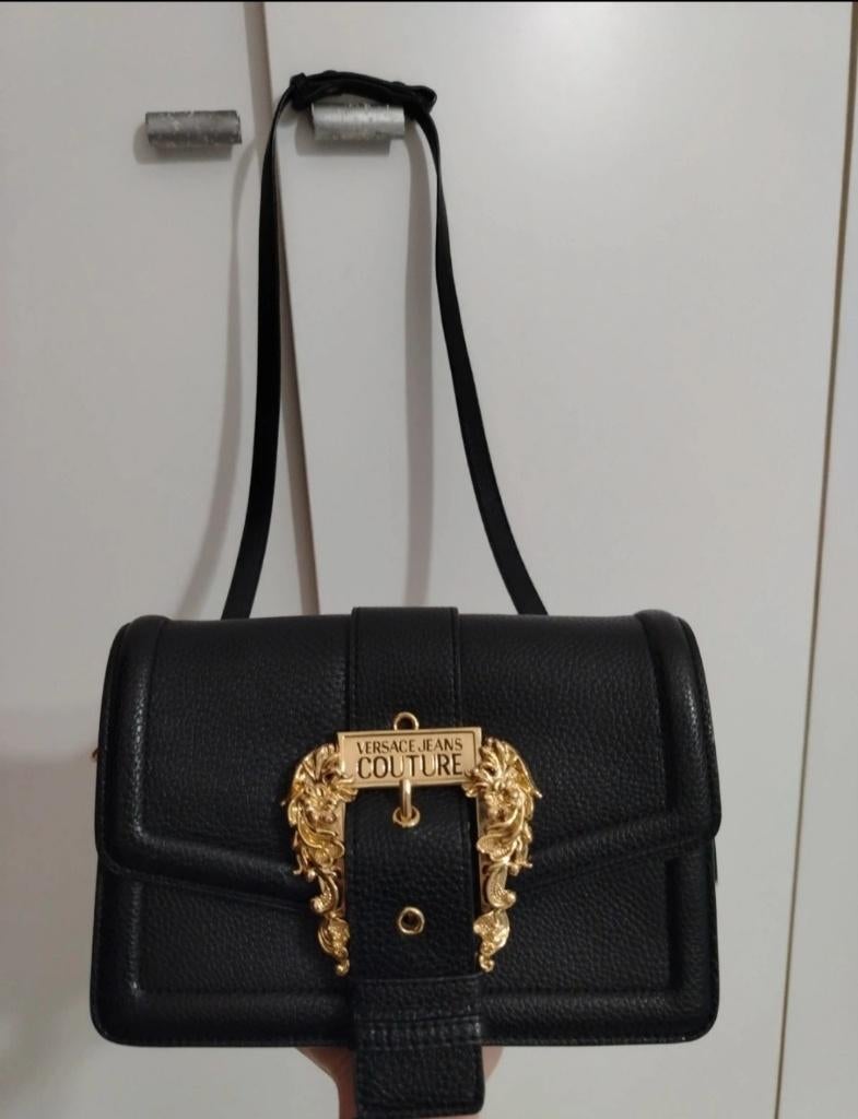 Sac versace, Handtassen en Accessoires, Tassen | Damestassen, Ophalen of Verzenden, Zo goed als nieuw, Zwart, Handtas