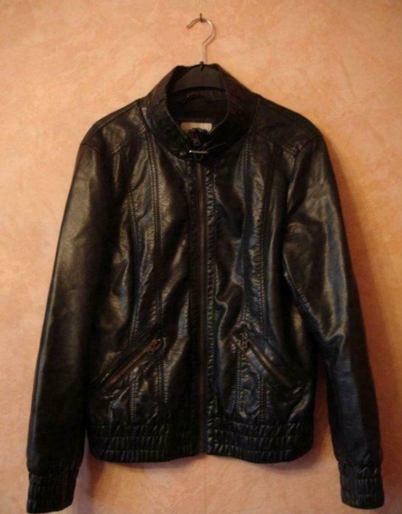 Blouson similicuir ESPRIT T : 44, Kleding | Dames, Jassen | Winter, Zo goed als nieuw, Maat 42/44 (L), Zwart, Ophalen of Verzenden