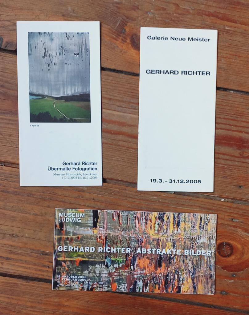Gerhard Richter Abstrakte Bilder Ubermalte Fotografien, Verzenden
