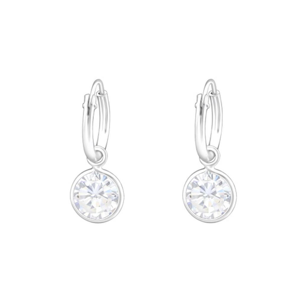 Boucles d'oreilles créoles pour enfants en argent sterling 9, Enlèvement ou Envoi, Neuf, Boucles d'oreilles
