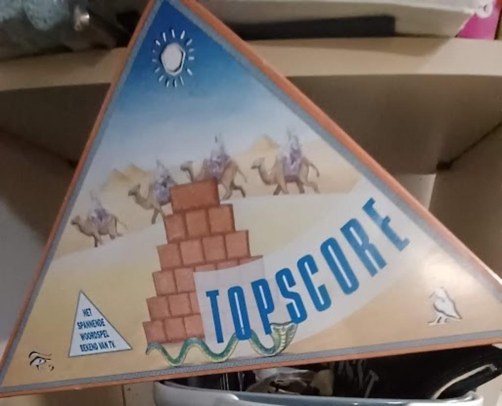 Gezelschapsspel "Topscore", Hobby en Vrije tijd, Een of twee spelers, Ophalen, Zo goed als nieuw