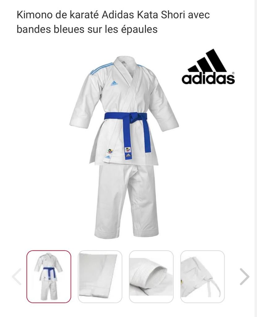 Kimono kata Adidas taille 175 cm jamais utilisé, Enlèvement, Neuf, Karaté