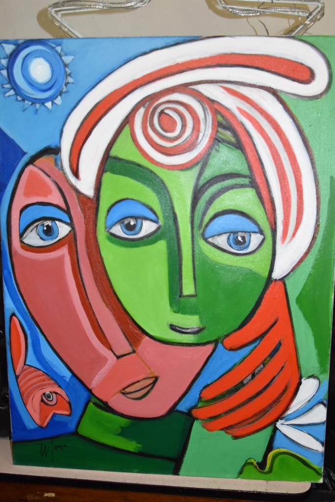 schilderij Wilfried Joye, Antiek en Kunst, Ophalen