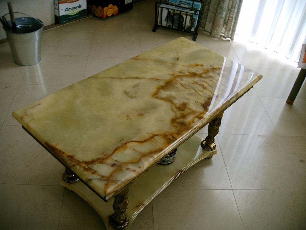 ONYX  SALONTAFEL, Ophalen, Zo goed als nieuw, Rechthoekig