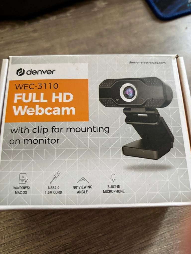 Denver WEC-3110, Computers en Software, Webcams, Ophalen, Zo goed als nieuw, Denver
