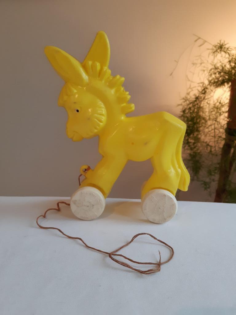 Vintage trekezel uit 1960, Made In Italy trekspeeltje, Ophalen of Verzenden