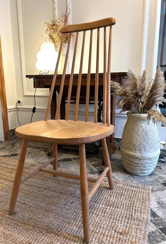 Chaise vintage, Brun, Enlèvement, Utilisé, Scandinave