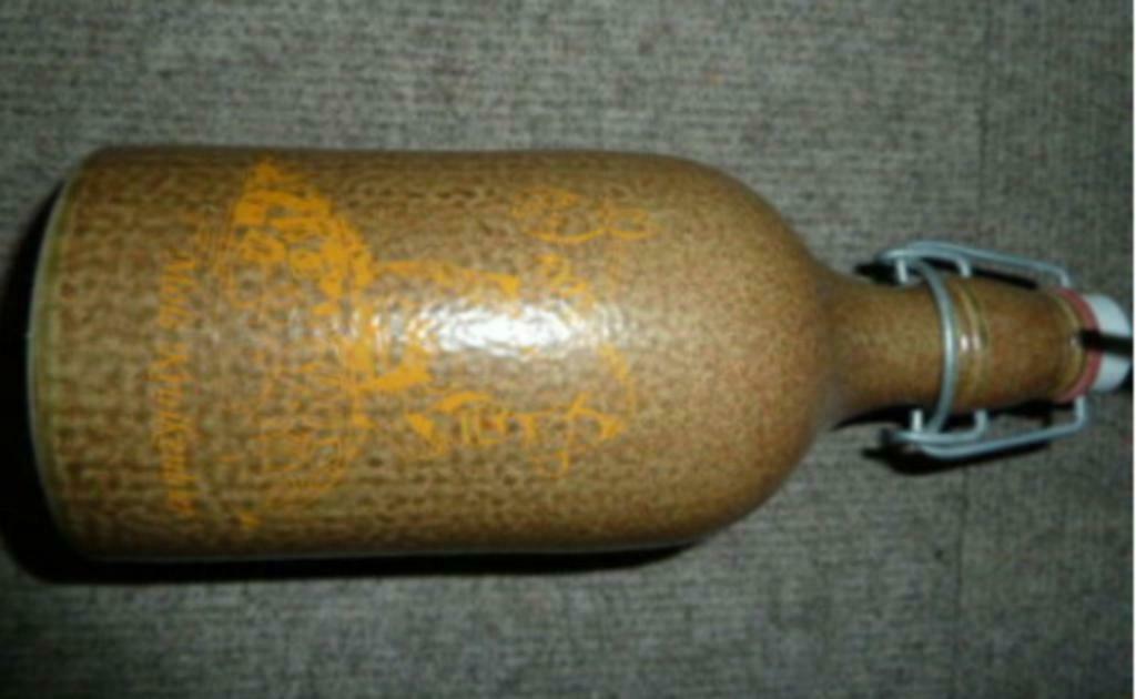 # stenen fles / kruik MOLS KRUIKENBIER Brouwerij Sterkens, Ophalen of Verzenden, Gebruikt, Flesje(s), Overige merken