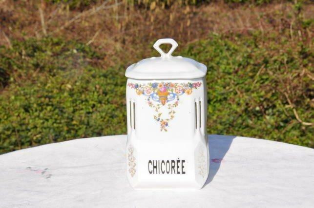 pot en porcelaine pour chicorée