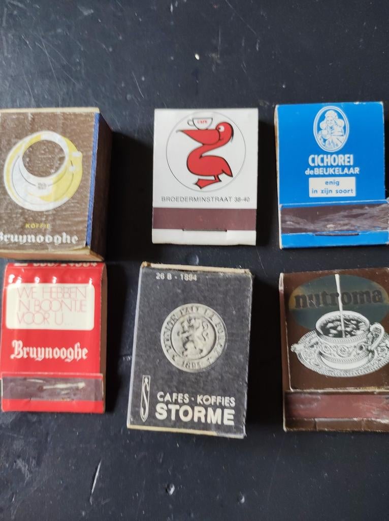 Koffie merken, lucifers, Verzamelen, Ophalen of Verzenden