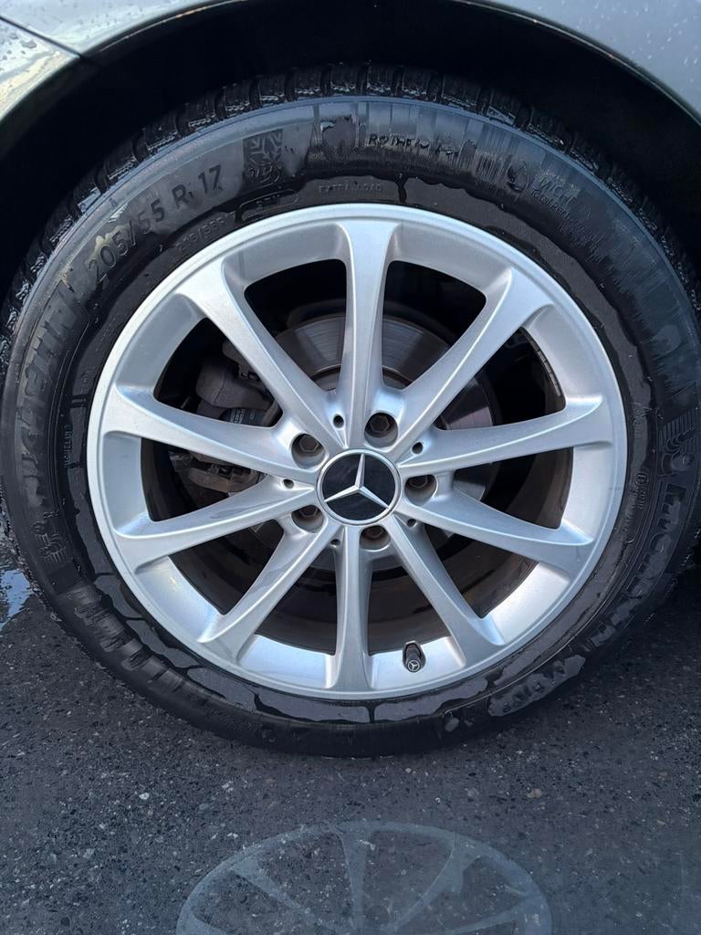 4 Jante Mercedes, Ophalen, 17 inch, Winterbanden, Band(en)