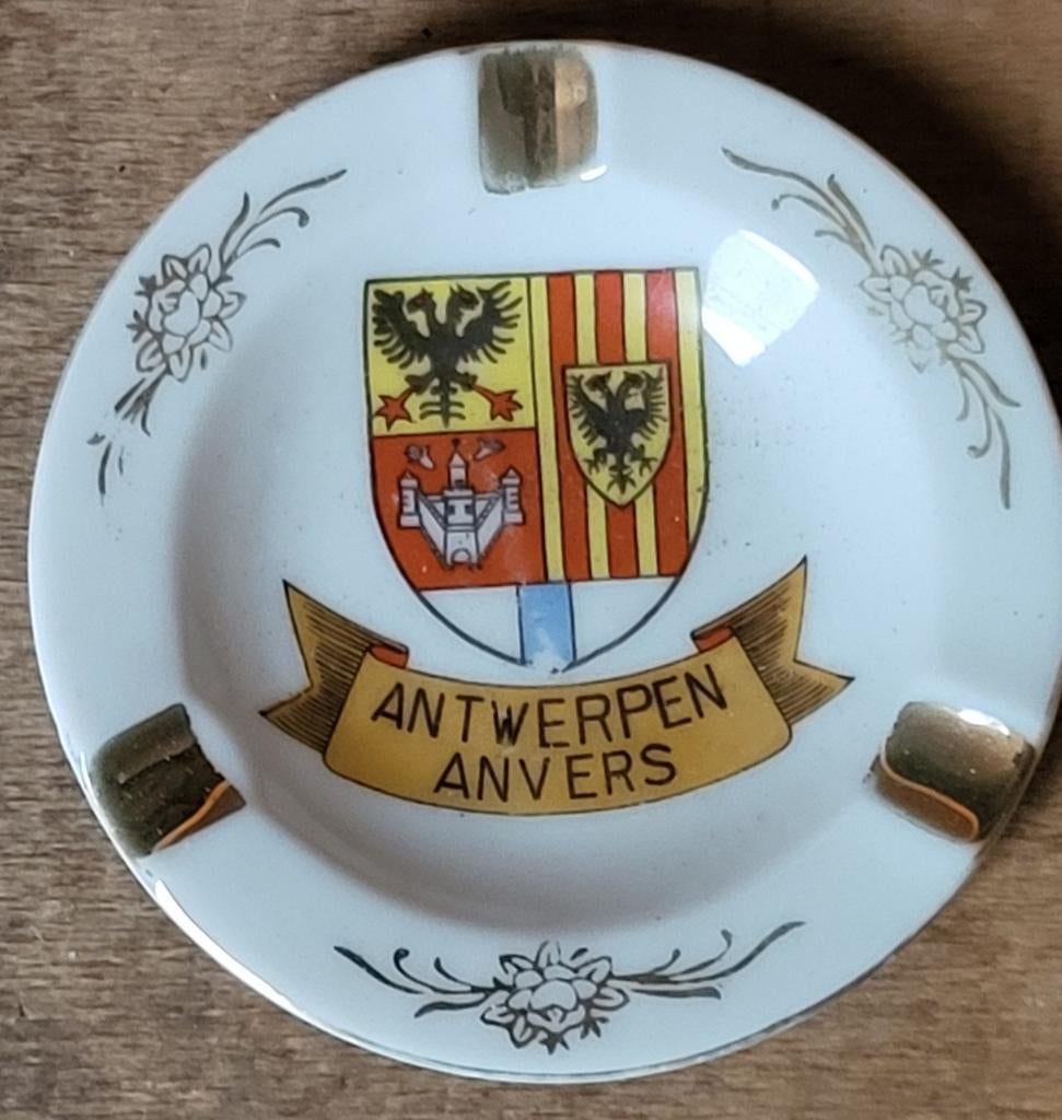 Cendrier rond vintage Antwerp, Enlèvement ou Envoi, Cendrier