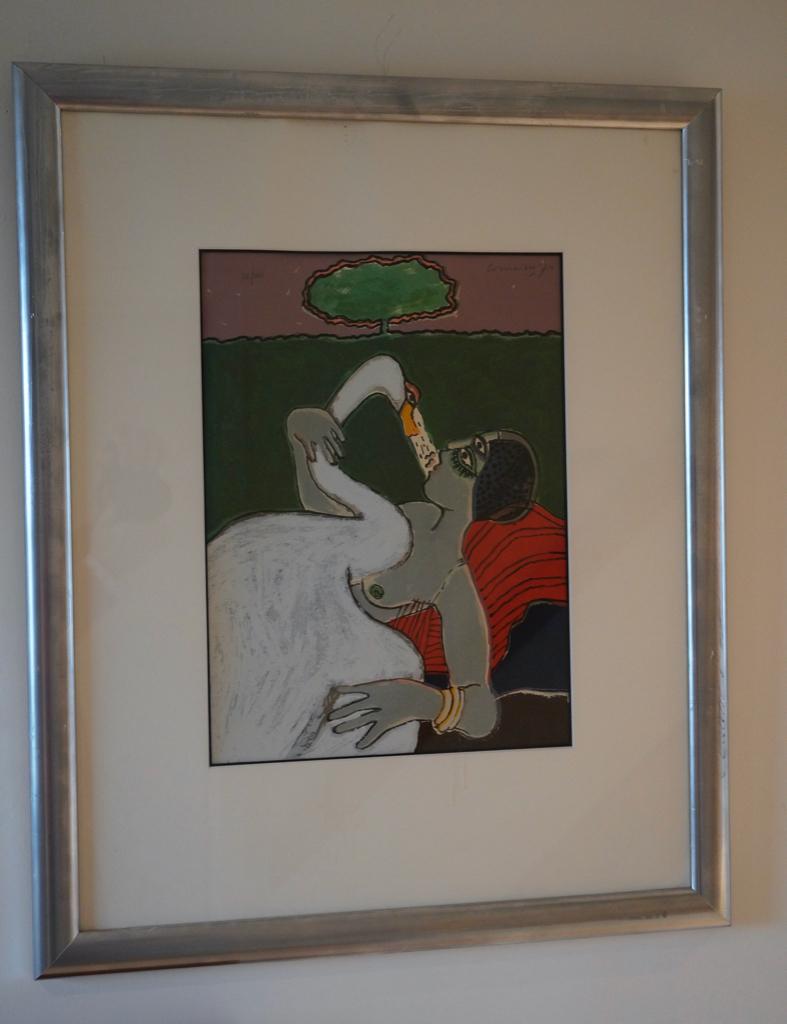Lithografie Corneille ' 74  oplage 37/100  kader 72-58, Ophalen
