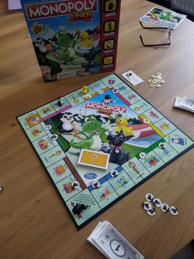 Monopoly junior, Hobby & Loisirs créatifs, Enlèvement, Comme neuf