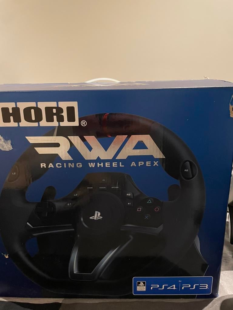 Hori racing wheel apex, Games en Spelcomputers, Ophalen, Zo goed als nieuw, Stuur of Pedalen, PlayStation 3