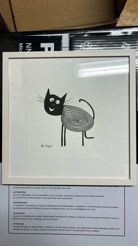 Decoratie kat ~ Hans Langner, Ophalen of Verzenden, Zo goed als nieuw