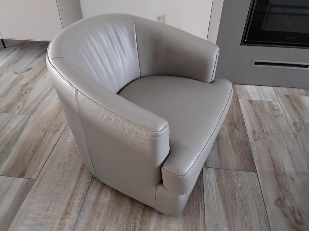 Zetel, Huis en Inrichting, Ophalen, Zo goed als nieuw, Leer