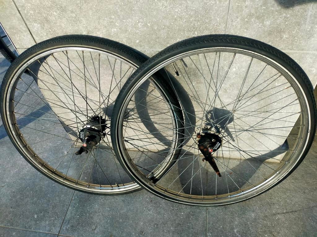 28X1,5 WIELEN (700X32C) COMPLEET 20€/STUK, Fietsen en Brommers, Fietsonderdelen, Ophalen
