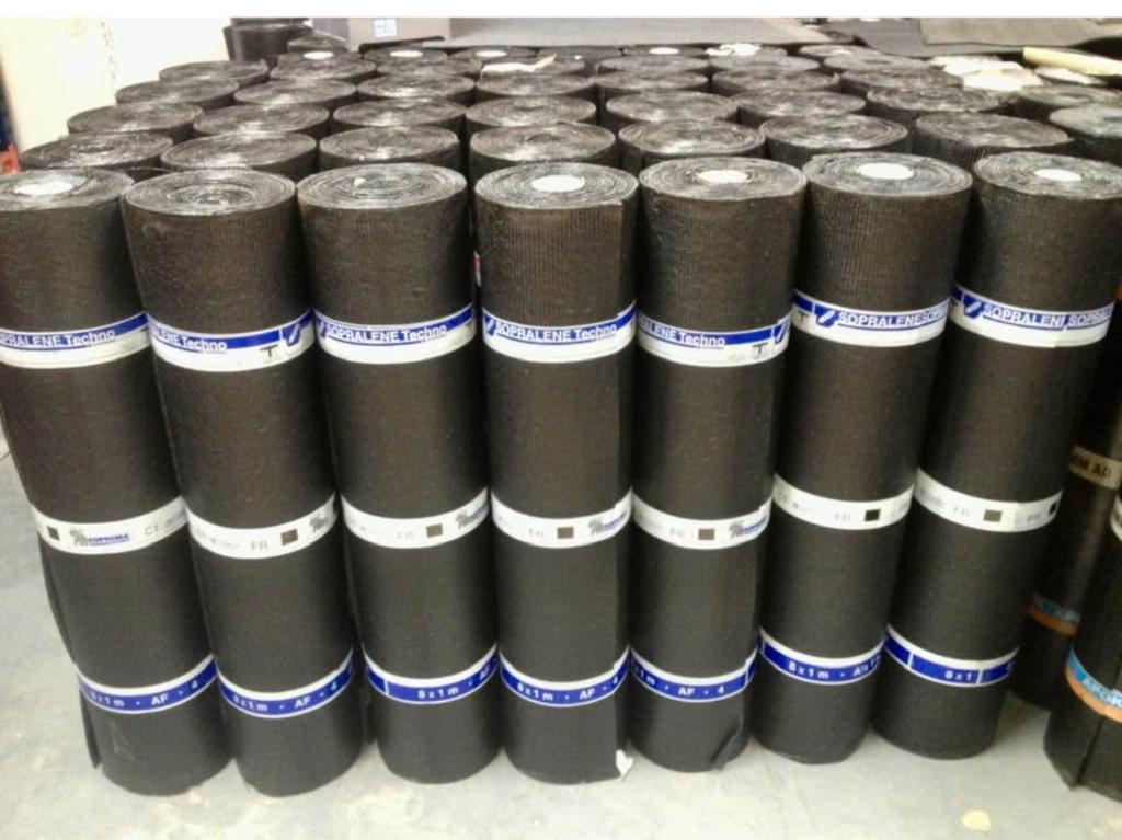 Soprema Sopralène Techno 4AF C1 FR, Membrane goudronnée, Synthétique, Enlèvement, Noir