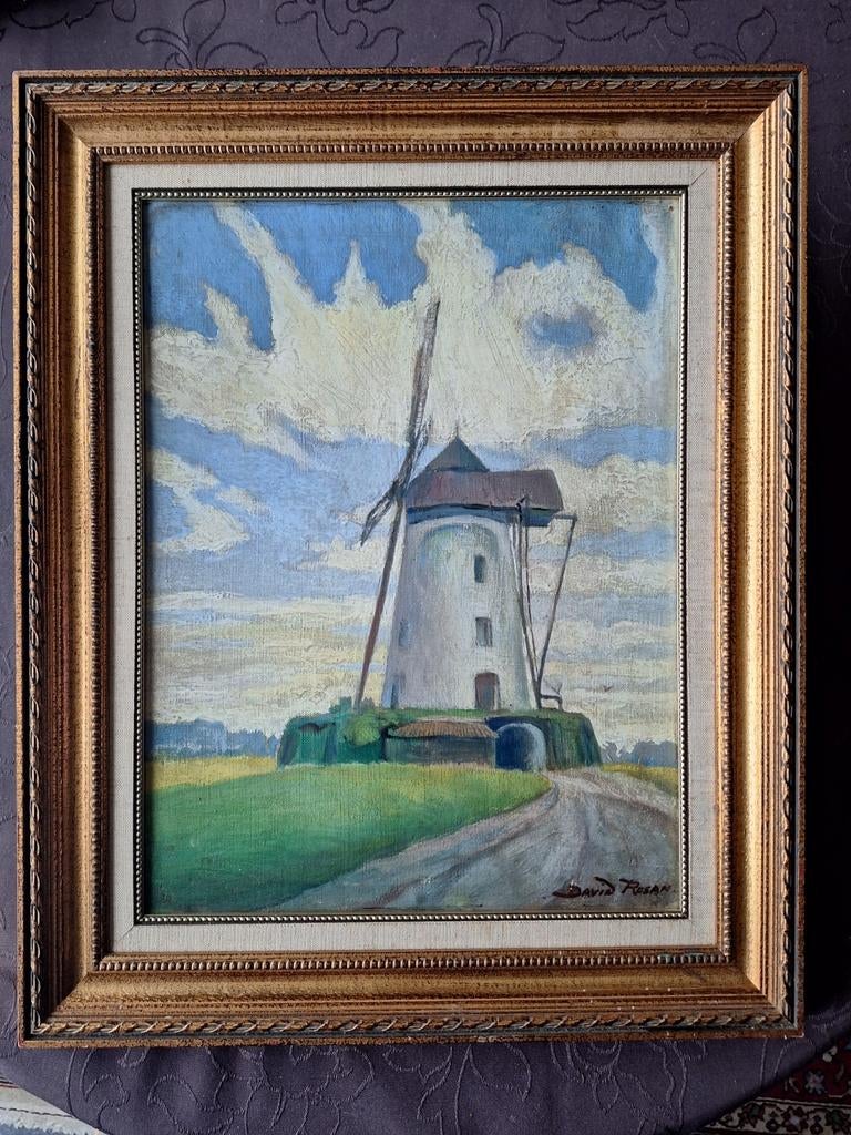 Moulin de SAINTES par David ROSAN (1901- ?), Enlèvement ou Envoi