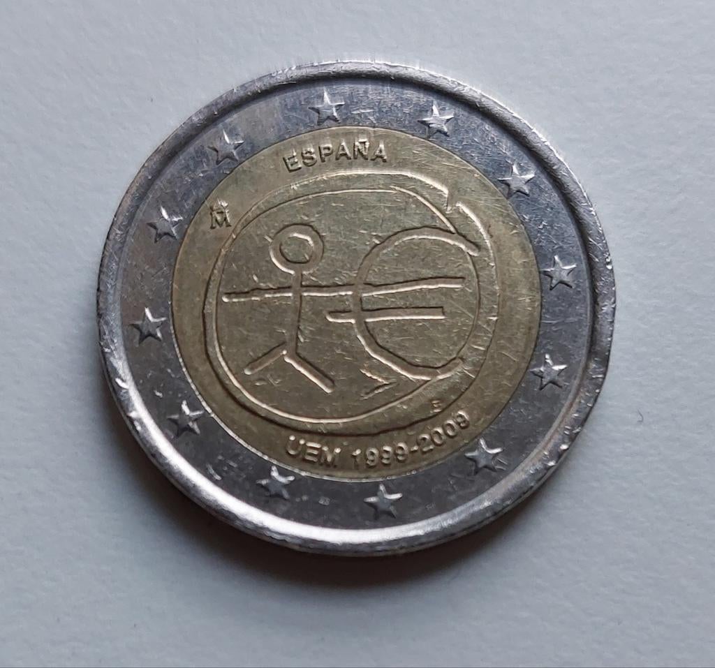 2 euro Spanje 2009 Europese Monetaire Unie EMU 🇪🇸, Postzegels en Munten, Munten | Europa | Euromunten, Ophalen of Verzenden