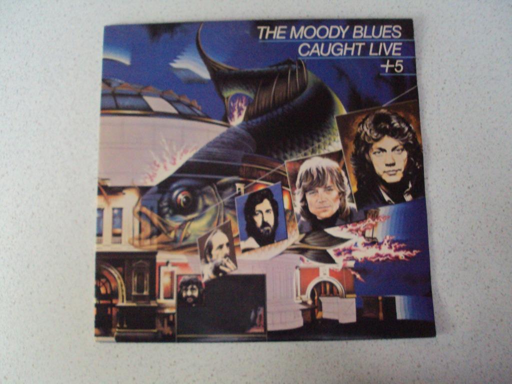 Dubbel LP van "The Moody Blues" Caught Live +5 anno 1977., Cd's en Dvd's, Vinyl | Pop, Zo goed als nieuw, 12 inch, Ophalen of Verzenden