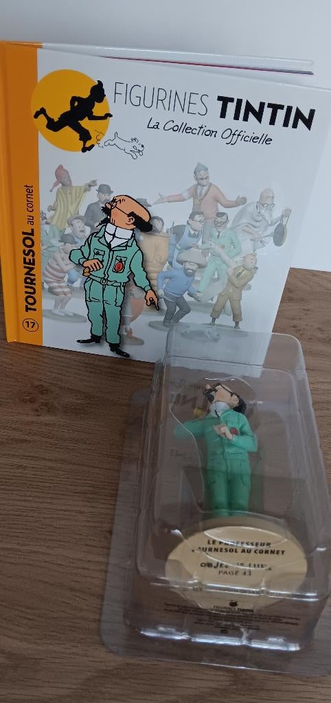 Statue de Tintin : Tournesol au cornet, Enlèvement ou Envoi, Tintin, Comme neuf, Statue ou Figurine