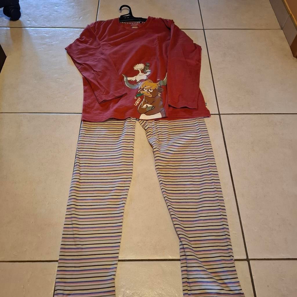 Jongen Woody pyjama maat 140, Kinderen en Baby's, Ophalen, Zo goed als nieuw, Jongen