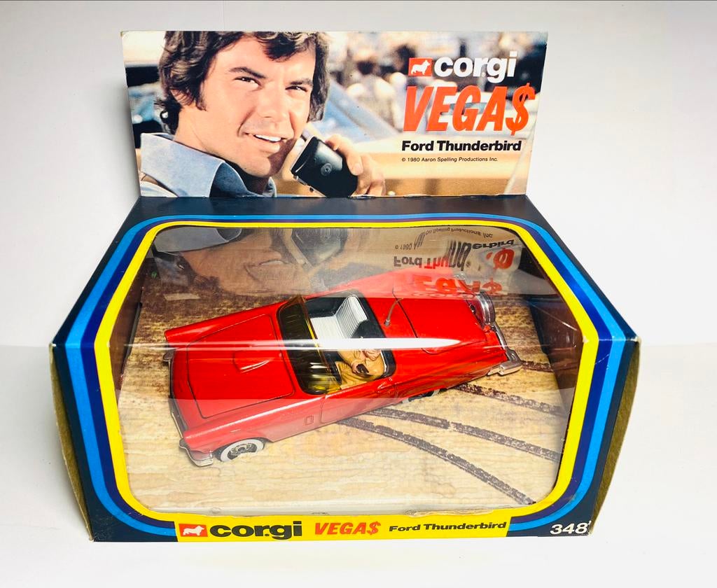 Corgi Toys Ford Thunderbird Vega$, Envoi, Neuf, Voiture, Corgi