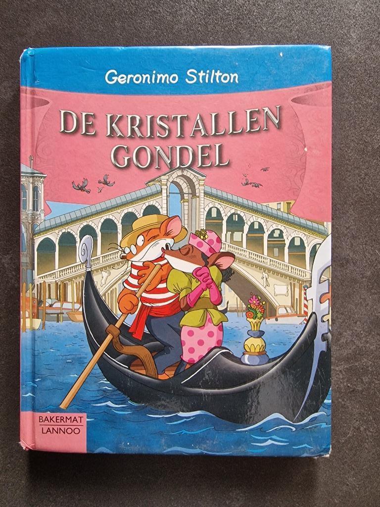 Geronimo Stilton - De Kristallen Gondel, Ophalen of Verzenden, Gelezen, Geronimo Stilton