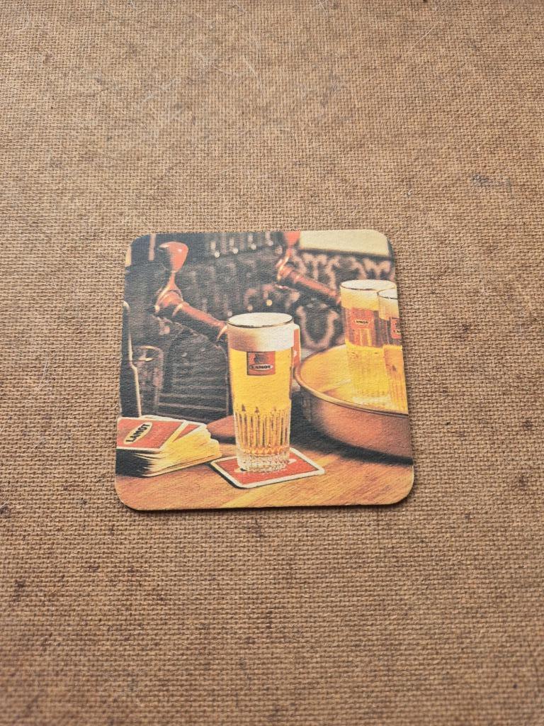 Sous bock Lamot (modèle 4), Collections, Enlèvement ou Envoi, Utilisé, Sous-bock, Autres marques