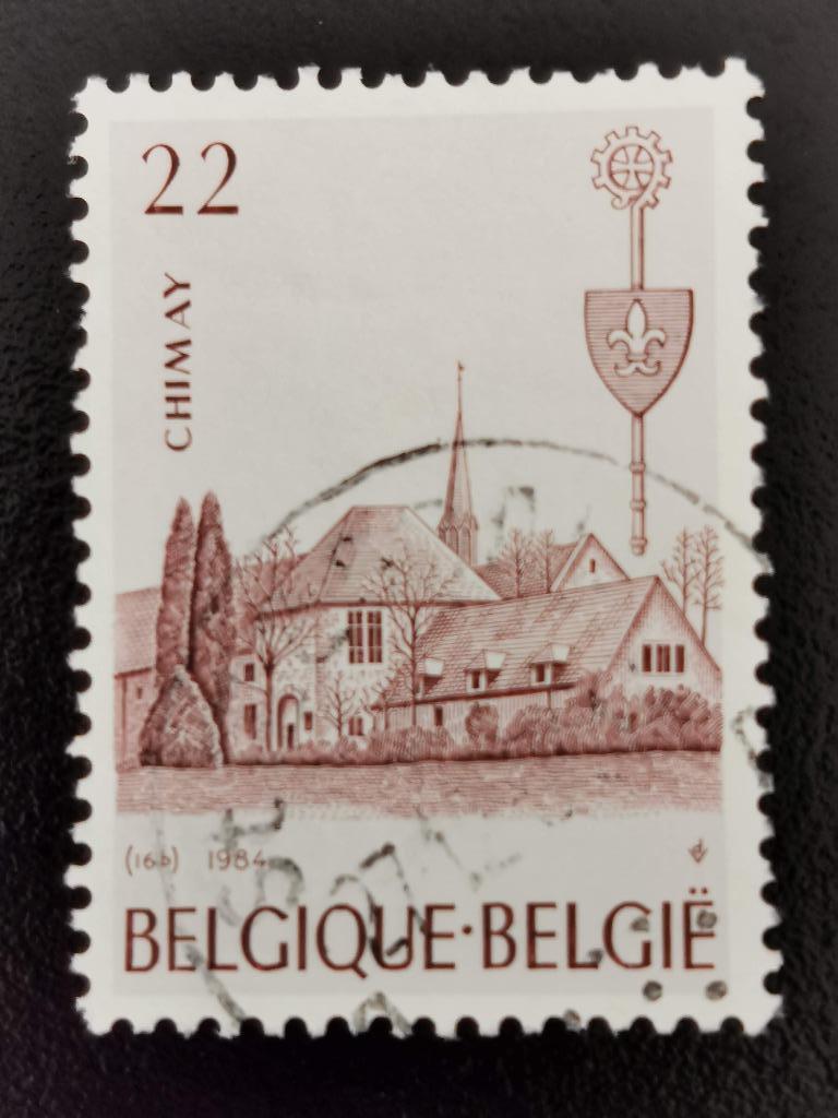 Belgique 1984 - Chimay - abbaye, Timbres & Monnaies, Timbres | Europe | Belgique, Enlèvement ou Envoi, Affranchi