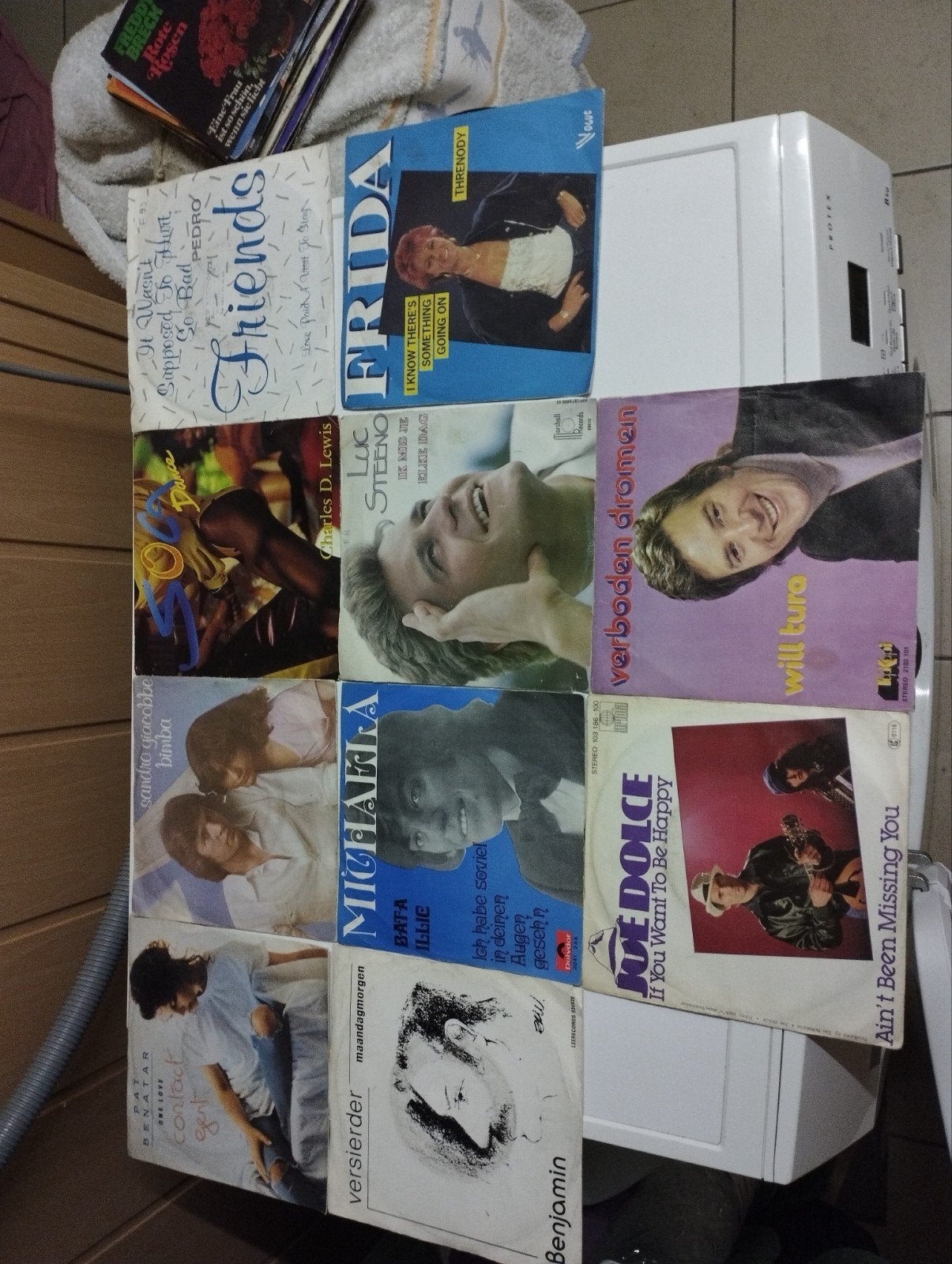 10 muziek singles of muziek speelplatjes per stuk 3 euro kle, Ophalen
